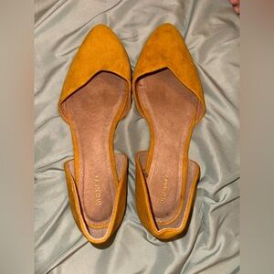 Old Navy Mustard Yellow Flats